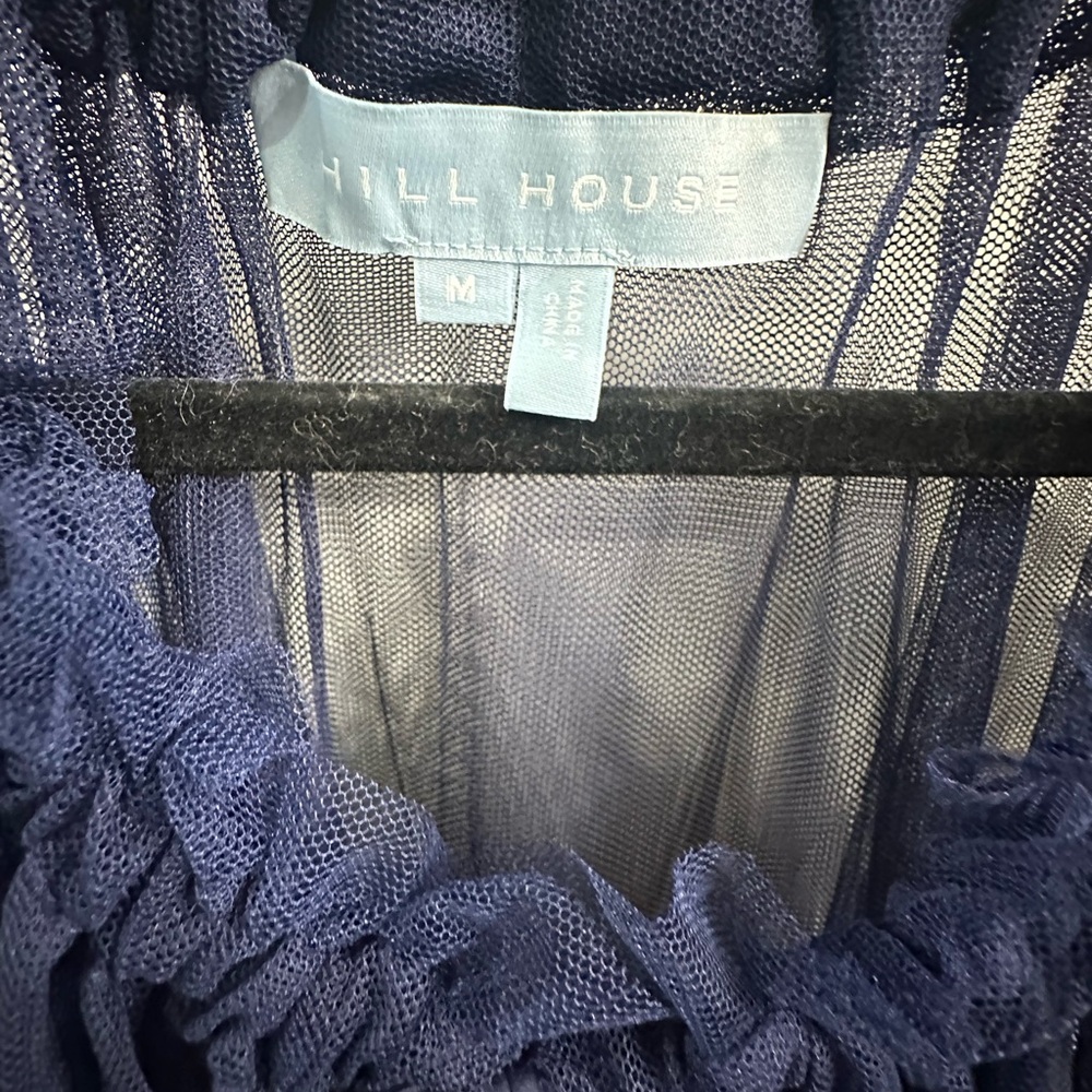 Hill House navy tulle duster - Picture 2 of 4